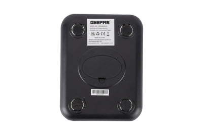 Geepas Digital Kitchen Scale GKS46526UK 5kg | LED Display | Tare Function | High Precision Sensor | Auto On/Off | Stainless Steel Platform & Accurate 1g Measurement