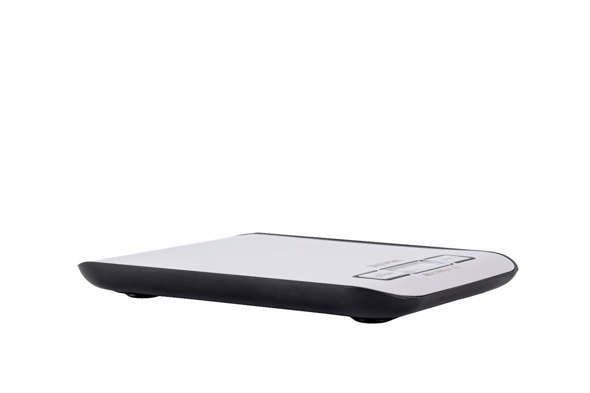 Geepas Digital Kitchen Scale GKS46526UK 5kg | LED Display | Tare Function | High Precision Sensor | Auto On/Off | Stainless Steel Platform & Accurate 1g Measurement