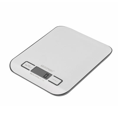 Geepas Digital Kitchen Scale GKS46526UK 5kg | LED Display | Tare Function | High Precision Sensor | Auto On/Off | Stainless Steel Platform & Accurate 1g Measurement
