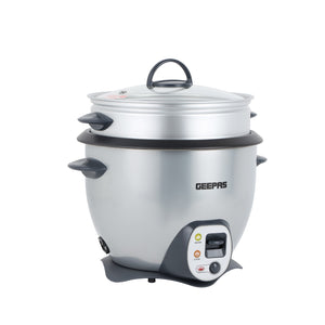 Geepas GRC4308 Multi Function Rice Cooker | 1.8L Capacity | Non-Stick Inner Pot | Saute, Steam, Keep Warm & Automatic Cooking System | Perfect for Daily Family Meals