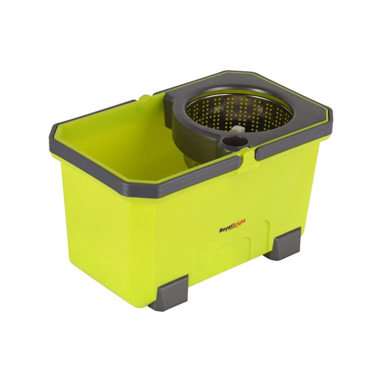 RoyalFord RF9595 Emphatic Spin Easy Mop with Bucket | 360° Rotating Microfiber Mop Head | Hands-Free Spin Wringer | Adjustable Handle & Free Extra Mop for Home Cleaning