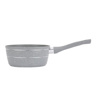 Royalford RF9474 Smart Granite Saucepan | 18cm | Non-Stick Induction Compatible Aluminium Cookware |  5 Layer Durable Coating | Soft Touch Handle | PTFE & PFOA Free