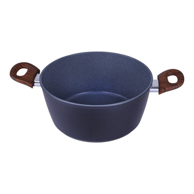 Royalford RF8904 9 PCS Delight Cookware Set | Forged Aluminium Marble Coated Non Stick Cookware | Induction Bottom and Tempered Glass Lids for Even Heat Distribution