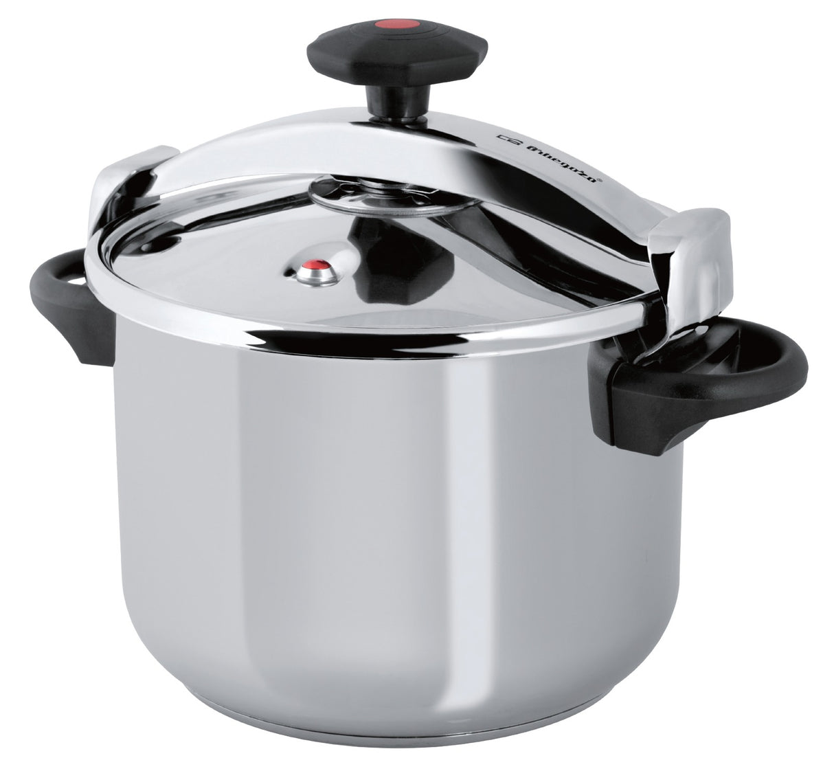 Royalford RF9651 Stainless Steel Pressure Cooker 9 Litre | Family Size Induction Compatible Pressure Cooker | Advanced Multi-Safety Device | Extra Thick Durable Body