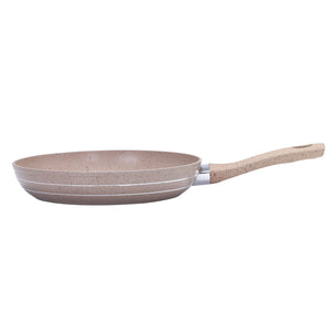 Royalford RF9466BGE Smart Granite Series Frypan | Forged Aluminium Granite Coated Induction Compatible Frying Pan | Soft Touch Handle | Perfect for Healthy Cooking