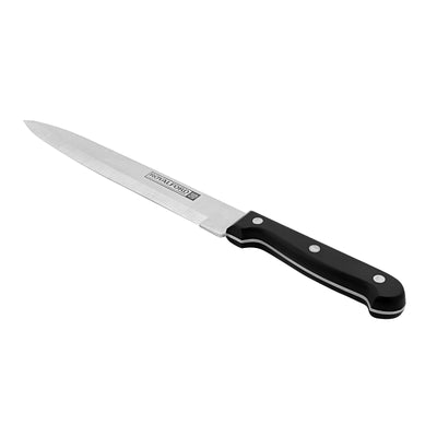 Royalford RF7831 Carving Knife | Extra Sharp Stainless Steel Blade | Ergonomic Bakelite Handle | Well Balanced Design for Meat, Poultry, Fish and Vegetable Cutting