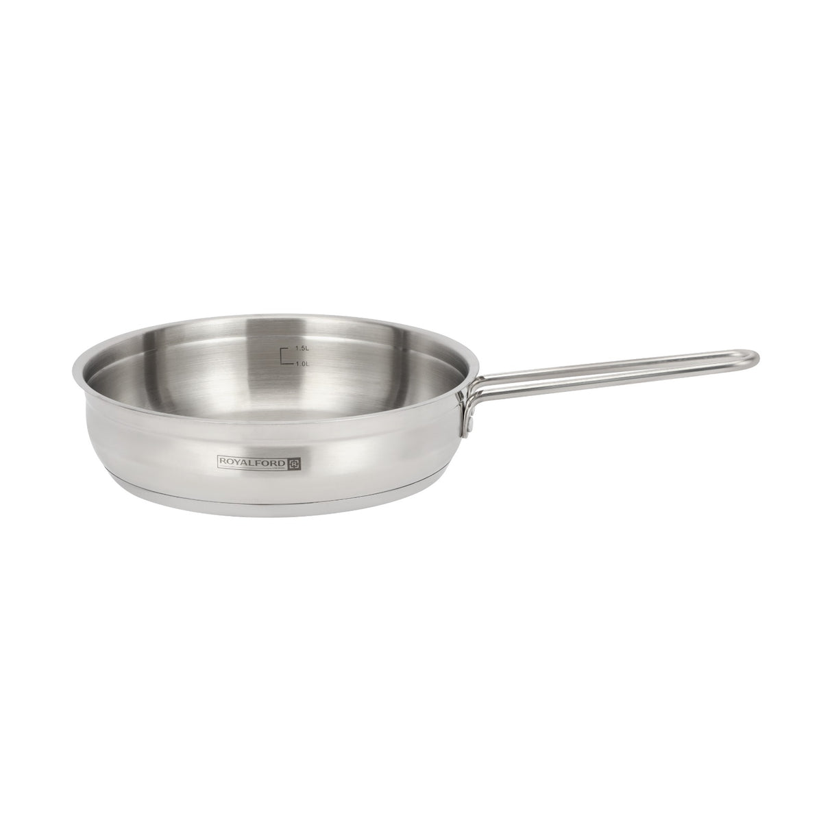 Royalford RF12925 Stainless Steel Cookware Set 9 PCS with Lids | Induction Compatible | Extra-Thick Multi-Layer Base Cooking Pots, Casseroles & Frypan For Daily Use
