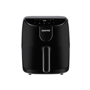 Geepas GAF37551 4L Digital Air Fryer 1500W | Rapid Air Vortex Technology | Oil Free Fryer with Touch Control | Auto Shut Off | Overheat Protection & Non Stick Basket