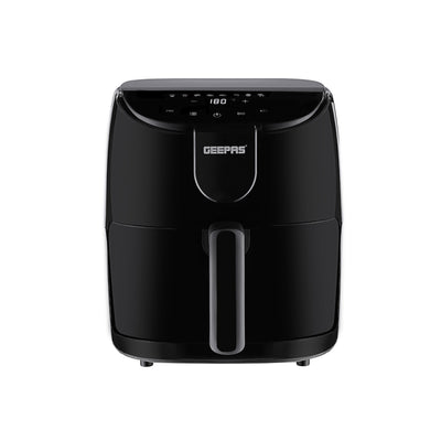 Geepas GAF37551 4L Digital Air Fryer 1500W | Rapid Air Vortex Technology | Oil Free Fryer with Touch Control | Auto Shut Off | Overheat Protection & Non Stick Basket