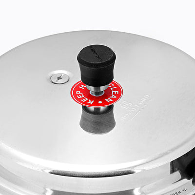 Royalford RF5929 10 Litre Induction Base Pressure Cooker | Safety Valve | Heavy-Duty Aluminium Body | Energy Saving Design and Reliable Heavy Duty Pressure Cooker