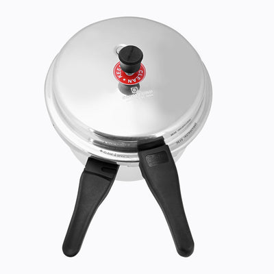 Royalford RF5929 10 Litre Induction Base Pressure Cooker | Safety Valve | Heavy-Duty Aluminium Body | Energy Saving Design and Reliable Heavy Duty Pressure Cooker