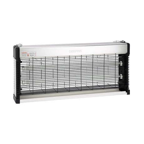 Geepas GBK25620 Electric Insect Killer | 2×20W UV Automatic Fly & Mosquito Killer with Non-Toxic Odourless Operation | Energy-Saving Design | Perfect for Indoor Use