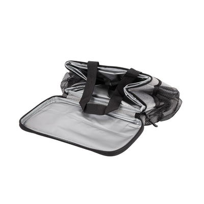 Royalford RF12930 Insulated Lunch Carry Bag | Portable Thermal Food Storage Bag with Zip Closure| Side Mesh Pockets| Water-Resistant Non-Woven Fabric for Office & School