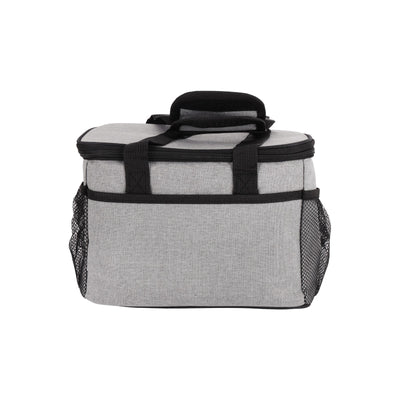 Royalford RF12930 Insulated Lunch Carry Bag | Portable Thermal Food Storage Bag with Zip Closure| Side Mesh Pockets| Water-Resistant Non-Woven Fabric for Office & School