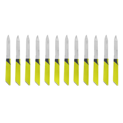 RoyalFord RF4137FK 12 Piece Fruit Knife Set | Serrated Stainless Steel Blades | Ergonomic PP Handle | Durable Kitchen Cutting Knives for Peeling,  Slicing & Prep Use