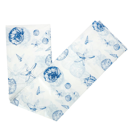 Royalford RF10459 Shower Curtain | 180x180cm with 12 Plastic Hooks | Water-Repellent PE Bathroom Curtain| Machine Washable | Quick Dry| Odourless & Chlorine-Free Design