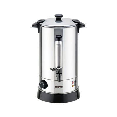 Geepas GK38048 20L Stainless Steel Water Boiler | 1650W | Adjustable Temperature Control | Auto & resettable thermostat |Boil-dry protection |Stainless steel locking lid