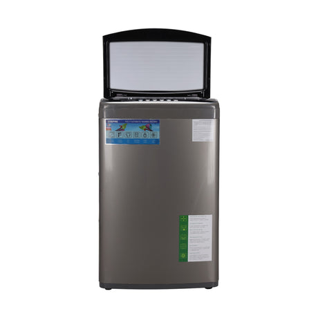 Geepas GFWM8800LCQ 8KG Fully Automatic Top Load Washing Machine | LED Display | Fuzzy Logic & 800 RPM | Powerful 420W Wash & Spin | Air Dry Function |Low Noise Operation