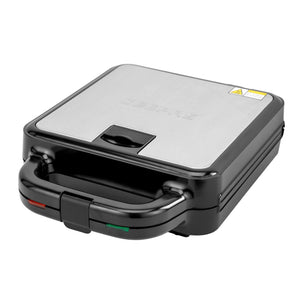 Geepas GGM36534 3-in-1 Multi Snacks Maker | 1400W | Grill, Waffle & Sandwich Maker | 180° flat opening |  4-slice sandwich capacity  | Automatic temperature control