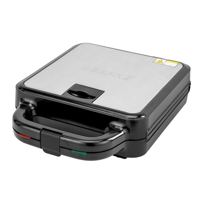 Geepas GGM36534 3-in-1 Multi Snacks Maker | 1400W | Grill, Waffle & Sandwich Maker | 180° flat opening |  4-slice sandwich capacity  | Automatic temperature control