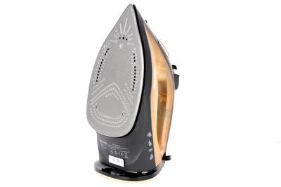 Geepas GSI7783 Steam Iron | 1800W | Non-Stick Soleplate with Vertical Steam | 5 Ironing Functions  | Powerful Steam Burst  | 120ml Water Tank |Adjustable Steam Output