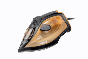 Geepas GSI7783 Steam Iron | 1800W | Non-Stick Soleplate with Vertical Steam | 5 Ironing Functions  | Powerful Steam Burst  | 120ml Water Tank |Adjustable Steam Output
