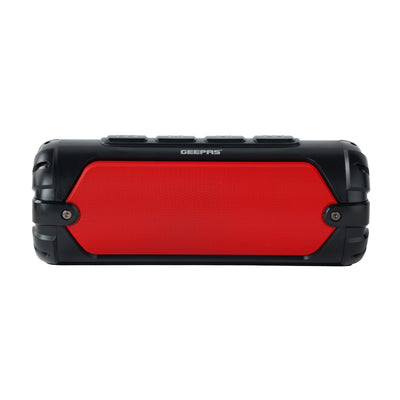 Geepas GMS11180 Rechargeable Bluetooth Speaker | TWS Portable Wireless Speaker | Multiple Playback Options | Hands-Free Calling |1200mAh Rechargeable Battery | Durable