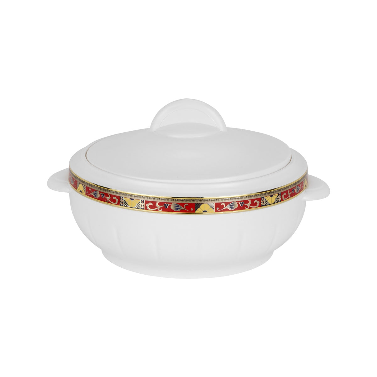 Royalford RF1640 2500ml Classic Casserole | Highly Insulated Stainless Steel Bowl & Lid | Deluxe Thermal Hot Pot for Hot & Cold Food Serving & Storage | For Daily Use