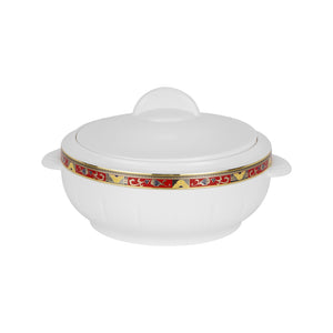 Royalford RF1640 2500ml Classic Casserole | Highly Insulated Stainless Steel Bowl & Lid | Deluxe Thermal Hot Pot for Hot & Cold Food Serving & Storage | For Daily Use