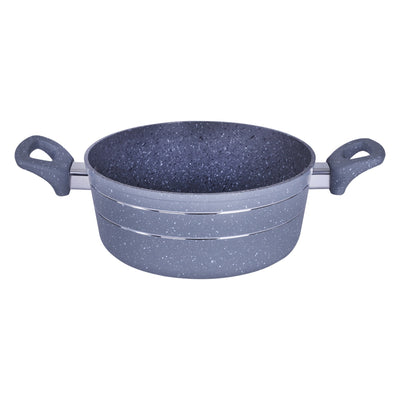 Royalford RF9471 Smart Casserole  30cm Size |  Non Stick Aluminium Body|  Tempered Glass Lid |  Soft Touch Handles |  Perfect for Everyday Home Cooking | Stylish Design