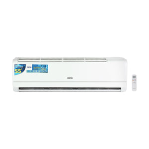 Geepas GACSP248CA 24000 BTU Split AC |4D Air Flow, Golden Fin, Self Cleaning & Auto Restart | Efficient Cooling Above 55°C |Golden Fin Technology | Piston Compressor
