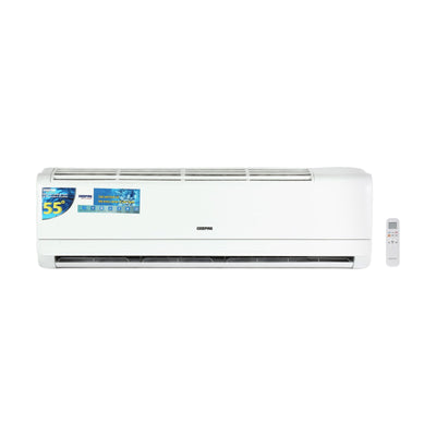 Geepas GACSP248CA 24000 BTU Split AC |4D Air Flow, Golden Fin, Self Cleaning & Auto Restart | Efficient Cooling Above 55°C |Golden Fin Technology | Piston Compressor