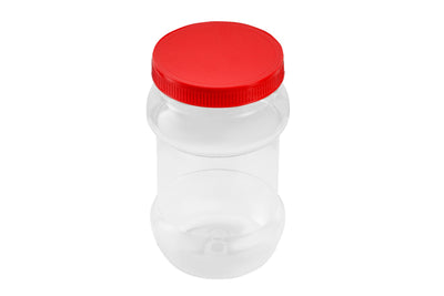 Royalford RF11098 1500ML Airtight PET Jar | BPA-Free Storage Container and durable clear jar with leakproof lid| odor-free design, kitchen storage for home use|