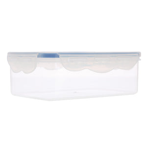 Royalford RF414APB 1000ML airproof storage box| BPA-free material & airtight 4-sided locking lid| stackable design, non-skid base, dishwasher, freezer& microwave safe |
