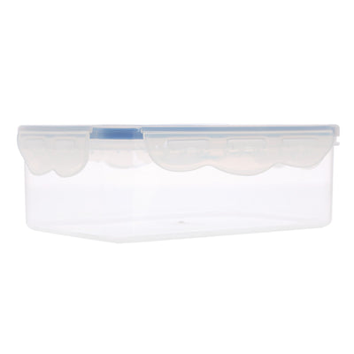 Royalford RF414APB 1000ML airproof storage box| BPA-free material & airtight 4-sided locking lid| stackable design, non-skid base, dishwasher, freezer& microwave safe |
