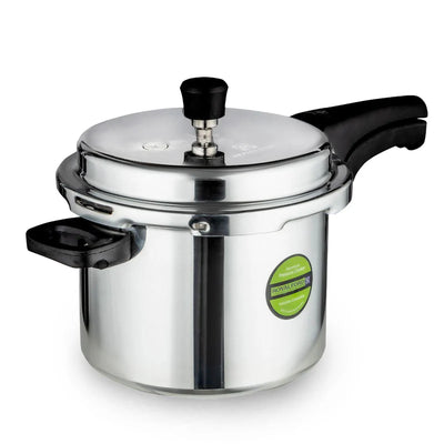 Royalford RF5802 5L Induction Base Pressure Cooker | Fast & Safe Cooking | Durable Aluminium Body | Even Heat Distribution | Secure Lock System | Energy Efficient
