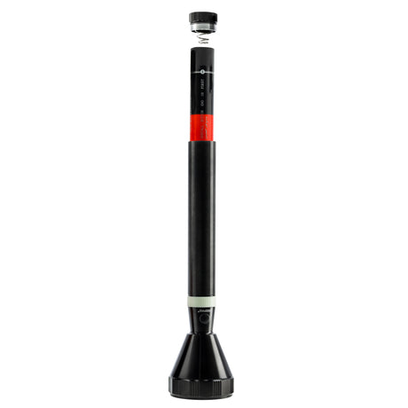 Geepas GFL51074 Rechargeable LED Flashlight | 7W T6 LED | 5000mAh Ni-CD Battery | 2000m Beam Distance | Up to 6 hours of  working time | Lifetime warranty for the T6 LED