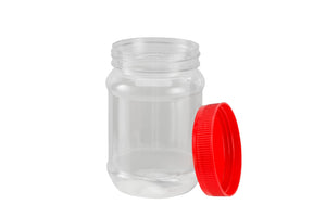 Royalford RF11225 500ML Airtight PET Jar| BPA-free material & leak-proof lid keeps food fresh, odor-free & safe| ideal for storing snacks, spices and dry items|