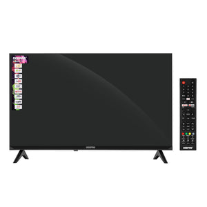 Geepas GLED3202SEHD 32-Inch Smart LED TV | HD Ready Android OS TV with HDMI & USB Connectivity | Full Color Optimizer | HQ Sound | Slim LED Design |  Energy Efficient