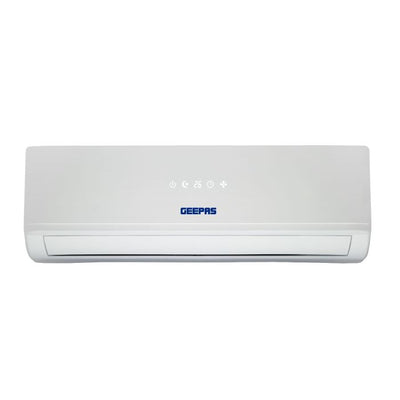 Geepas 1.0 TON Split Air Conditioner- GACS1248TCU/ Equipped with Turbo Function and Multiple Flow Speed for Fast Cooling/ with Washable Filter and Golden Fin Technology, Ideal for Home and Office/ 3 Years Compressor Warranty, White