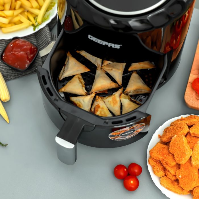 Geepas Digital Air Fryer- GAF37512N| 3.5 L Capacity with a Rack
