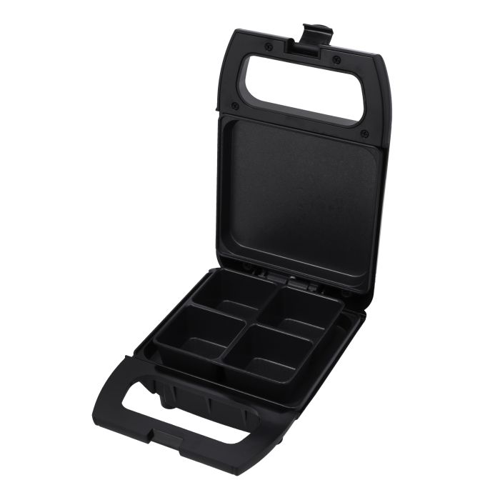 4Pcs Brownie MakerBrownie Maker, 4 Bites at A Time, GBM63050 | Non-Stick Cooking Plate | Safety Lock | Cool Touch Handles | Skid -Resistance Feet | Power on & Ready Indicator - 600W
