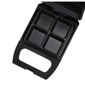 4Pcs Brownie MakerBrownie Maker, 4 Bites at A Time, GBM63050 | Non-Stick Cooking Plate | Safety Lock | Cool Touch Handles | Skid -Resistance Feet | Power on & Ready Indicator - 600W