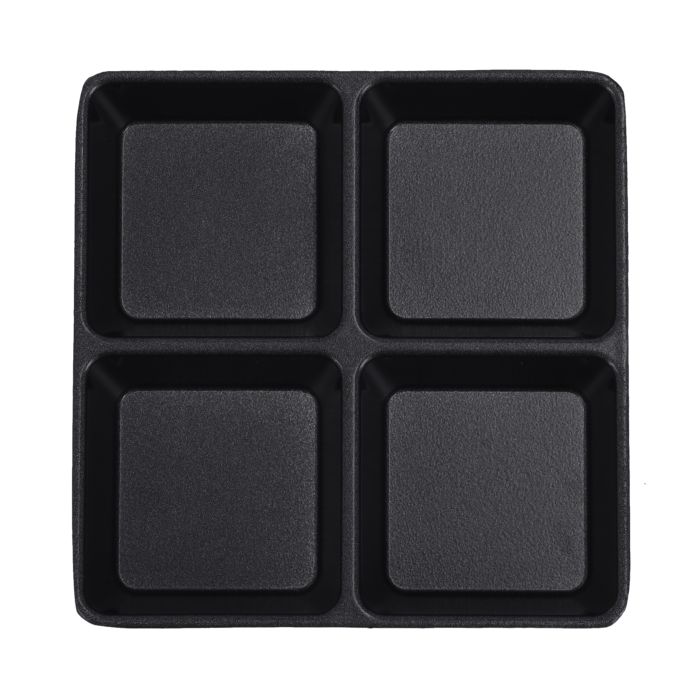 4Pcs Brownie MakerBrownie Maker, 4 Bites at A Time, GBM63050 | Non-Stick Cooking Plate | Safety Lock | Cool Touch Handles | Skid -Resistance Feet | Power on & Ready Indicator - 600W