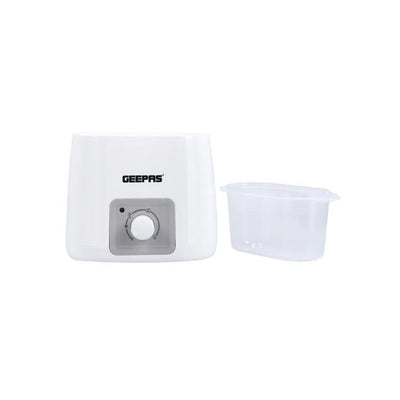 Geepas Baby Bottle Warmer 150W - 2Pcs Bottle Steam Sterilizer Capacity & Dryer with Knob in 15 Min, PP/BPA Free with Dry Protection, Drying time Control and only Drying Function | 2 Years Warranty