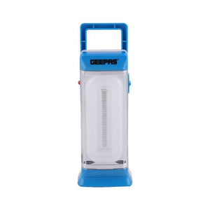 Geepas Rechargeable LED Lantern | Emergency Lantern with Portable Handle | 20 Pcs SMD Hi-Power Luminous LEDs, 4 Hours Working (Weak Light) | Very Suitable for Power Outages - 2 Years Warranty