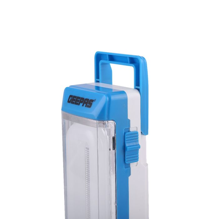 Geepas Rechargeable LED Lantern | Emergency Lantern with Portable Handle | 20 Pcs SMD Hi-Power Luminous LEDs, 4 Hours Working (Weak Light) | Very Suitable for Power Outages - 2 Years Warranty
