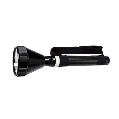 Geepas GFL51074 Rechargeable LED Flashlight | 7W T6 LED | 5000mAh Ni-CD Battery | 2000m Beam Distance | Up to 6 hours of  working time | Lifetime warranty for the T6 LED