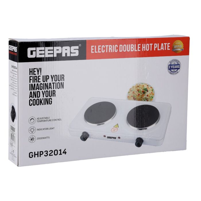 Geepas Two-Burner Gas Burner 2000 Watt