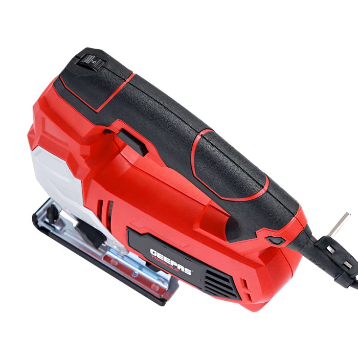 Jigsaw Trigger Geepas Jigsaw Tools 800W - 0-3000SPM Cutting in Wood 100mm Metal, 10mm